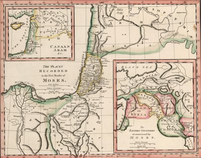 The Places Recorded in the Five Books of Moses by John Melish